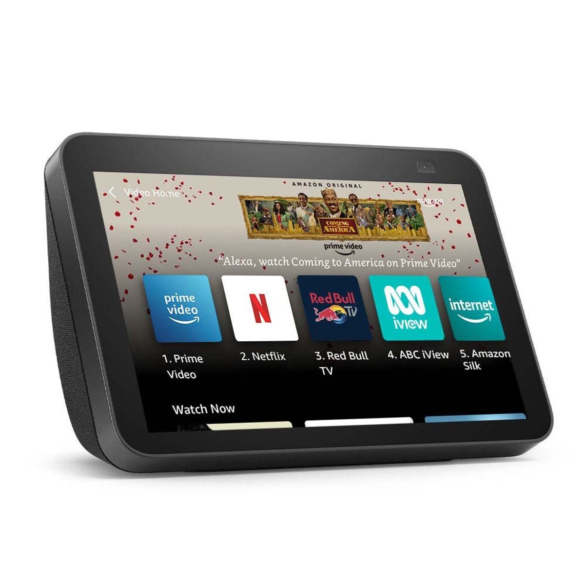 AMAZON - Amazon Echo Show 8 Negro Con Alexa Compatible Con Apps De Streaming