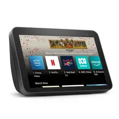 AMAZON - Echo Show 8 Negro Con Alexa Compatible Con Apps De Streaming