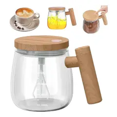 EVERSO - Taza Mug Eléctrico De Vidrio Con Mezclador Automático 400ml