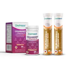NUTRAZUL - Cranberry Vit C + Multivitaminico Senior -3u