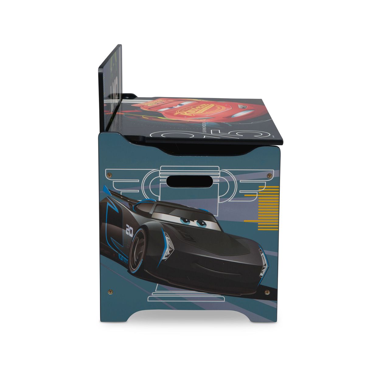 DELTA CHILDREN - Baúl para juguetes infantil Cars Disney Deluxe Delta Children