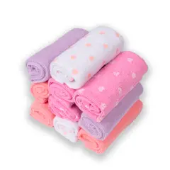 PILLIN - Set 10 toallas Niña Multicolor PRB312SUR