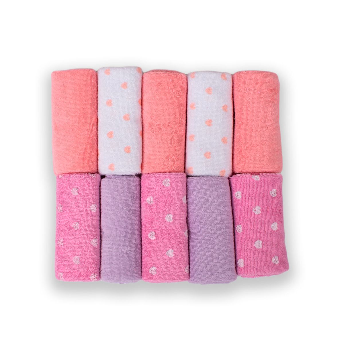 PILLIN - Set 10 toallas  Niña Multicolor Pillin PRB312SUR