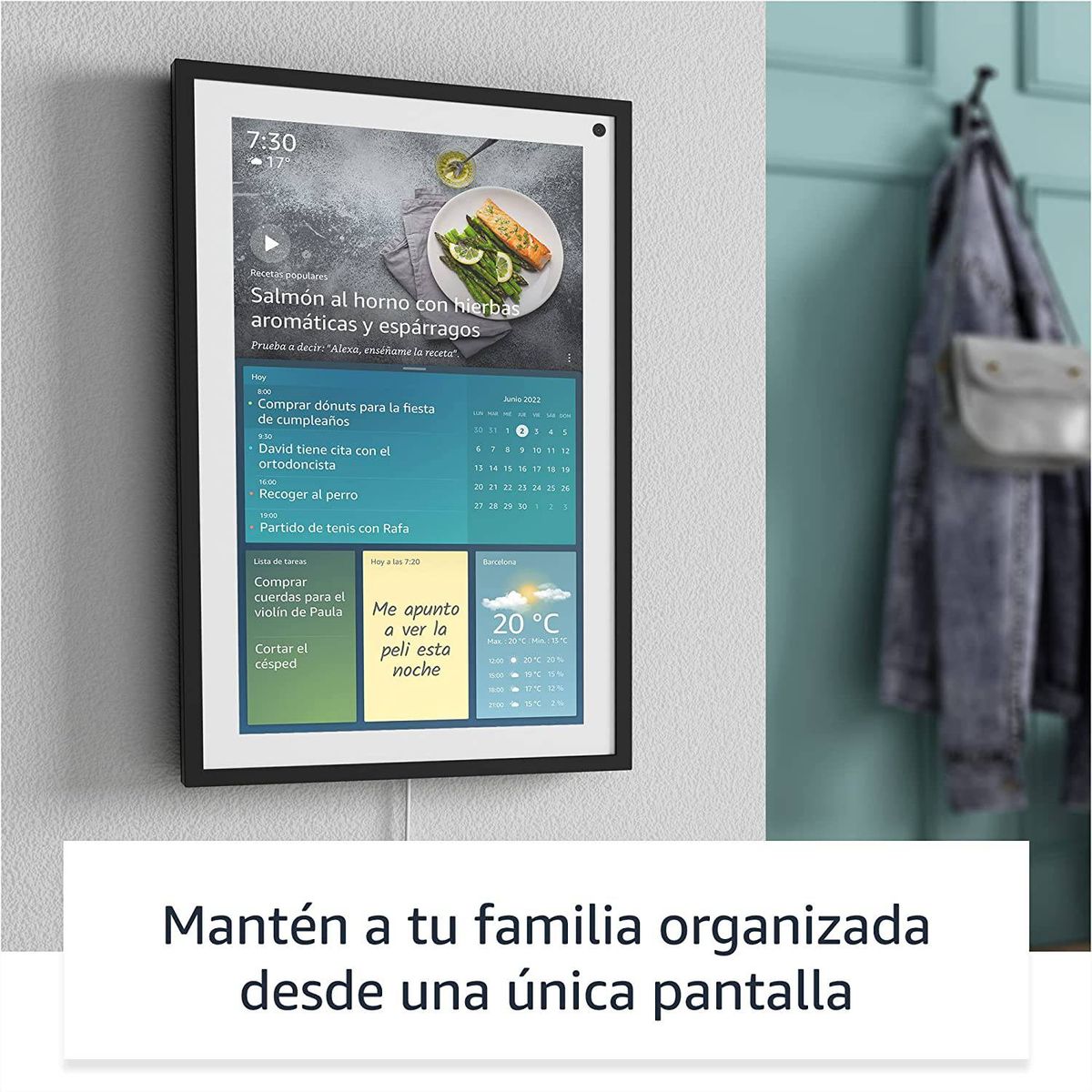 AMAZON - Amazon Echo Show 15 Con Alexa Última Generación Negro