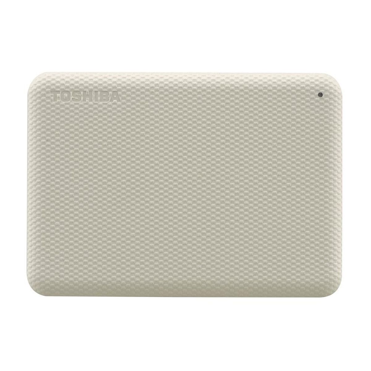 TOSHIBA - Disco Duro Externo Toshiba Canvio Advance Blanco Marfil 1TB