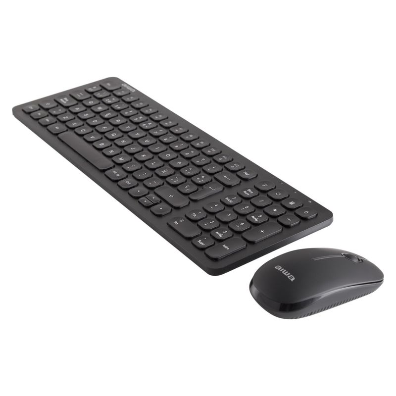 AIWA - Teclado Inalámbrico Aiwa Home Office  Mouse F220B