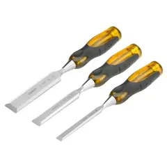 STANLEY - Set 3 cinceles para madera (12, 18 y 25mm) 2-16-268
