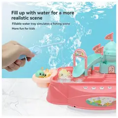GENERICO - Juguete De Pesca Electronico Con Agua Y Sonidos Infantil
