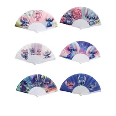 GENERICO - Set 2 Abanicos Stitch & Angel Tu Compañía Perfecta