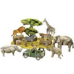 GENERICO - Juguete Rompecabezas 3D Vida Africana 69 Piezas Infantil