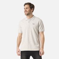 Polera Hombre First Class Elastic Polo Melange Gris