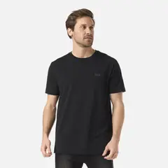 LIPPI - Polera Hombre Mountain Vibes T-Shirt Negro