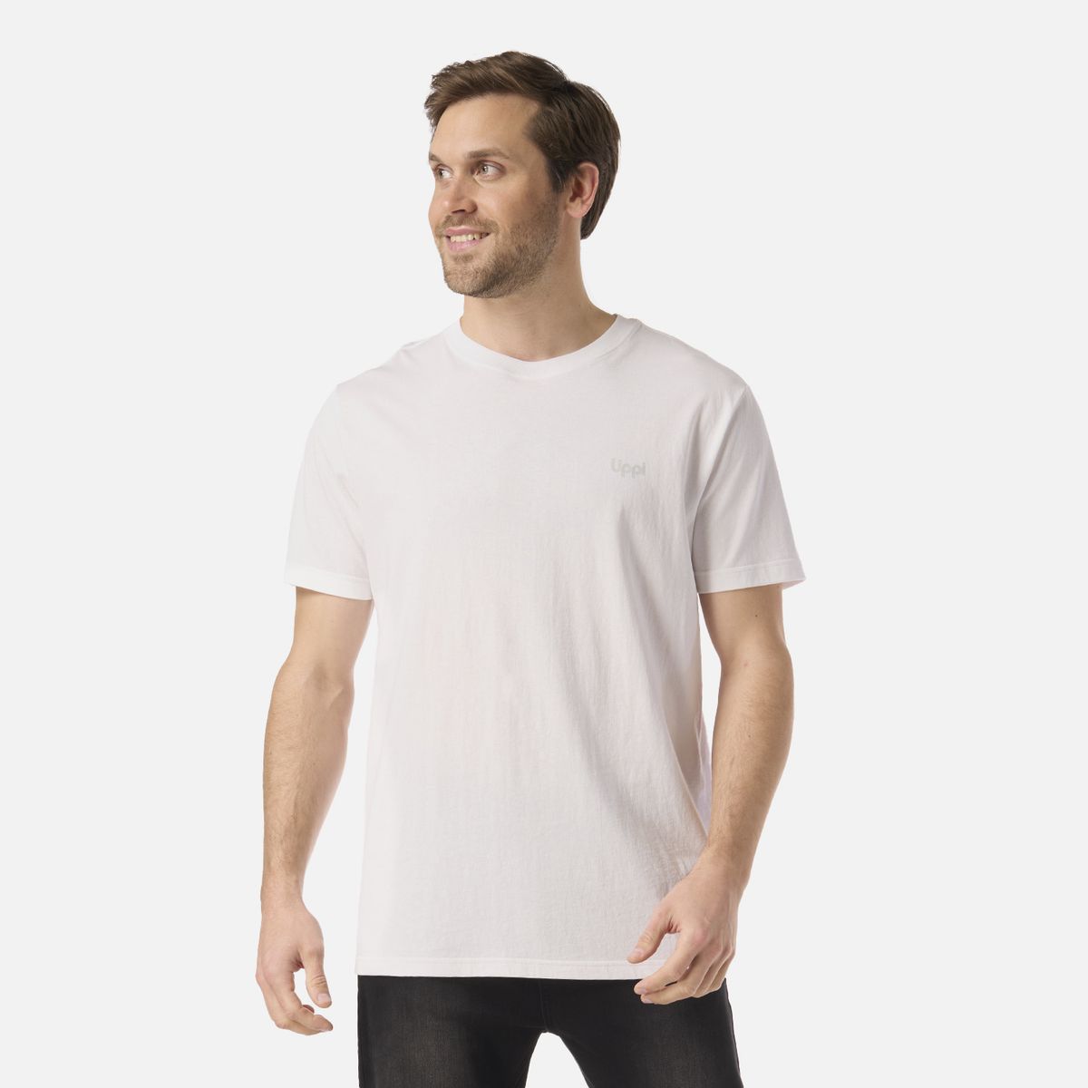 LIPPI - Polera Hombre Mountain Vibes T-Shirt Blanco Lippi