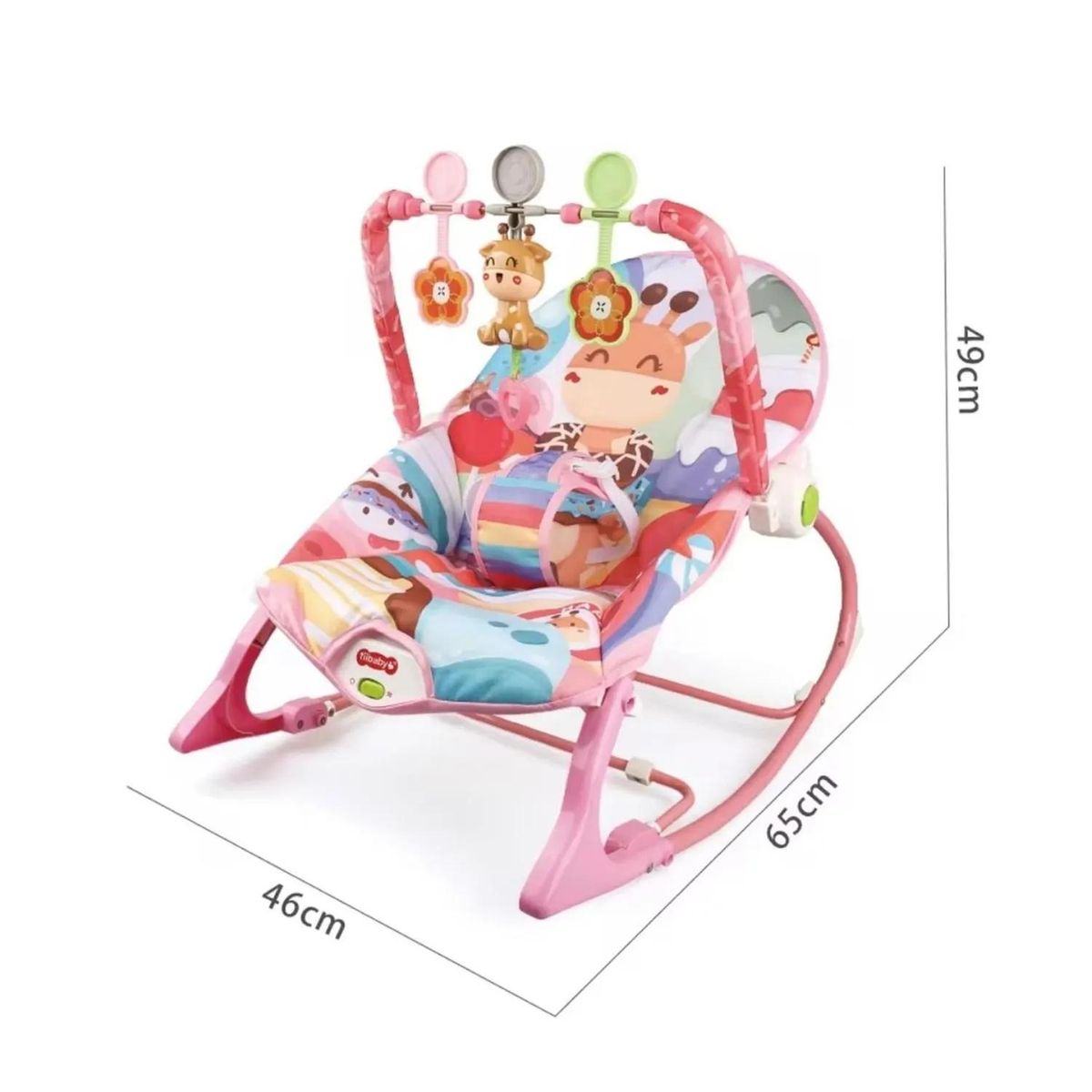 GENERICO - Silla De Comer Para Bebe Ajustable Y Plegable Infantil