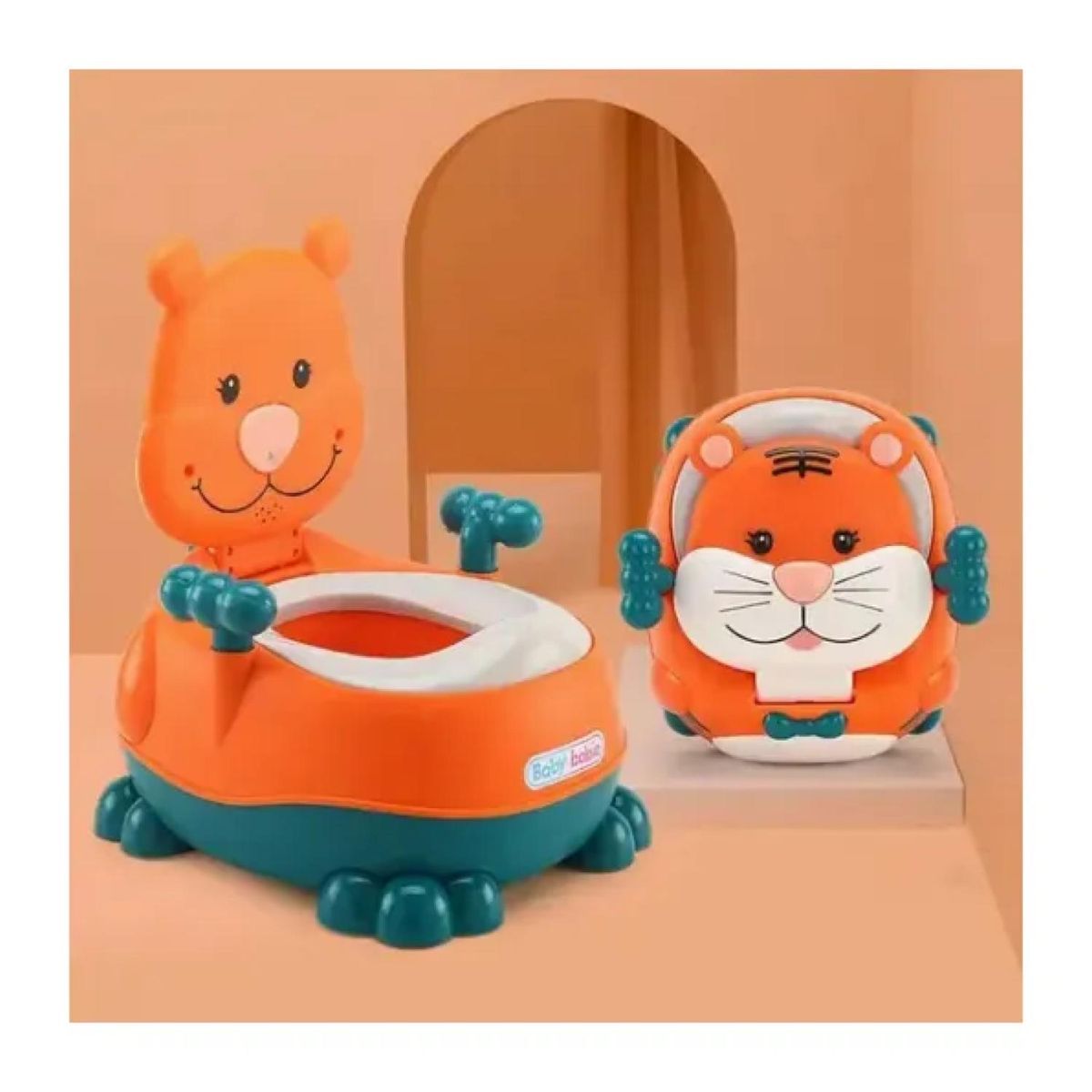 GENERICO - Pelela De Aprendizaje Baño Para Bebes WC Tigre Infantil