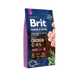 BRIT CARE - Brit premium by nature perro junior razas pequeñas pollo 3 kg
