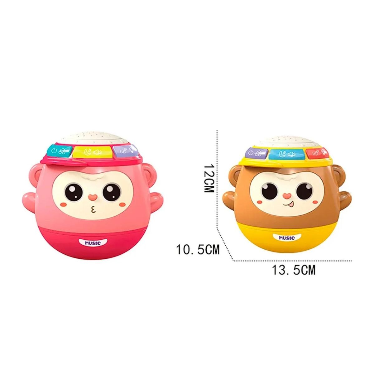 GENERICO - Juguete Tambor Musical Didactico Para Bebes Cafe Infantil