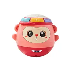 GENERICO - Juguete Tambor Musical Didactico Para Bebes Rosado Infantil