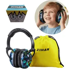 ZOHAN - Protector Auditivo Niños Audífonos Orejeras Antiruido Autismo Renew Rap