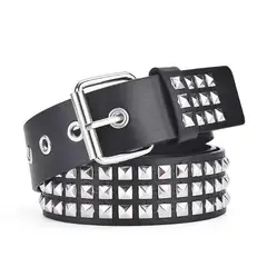 ATURE - Cintura De Tres Botonadura Remachada Estilo Locomotora 125cm