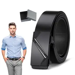 ATURE - Cinturón De Piel De Vaca Versátil De Negocios Para Hombres