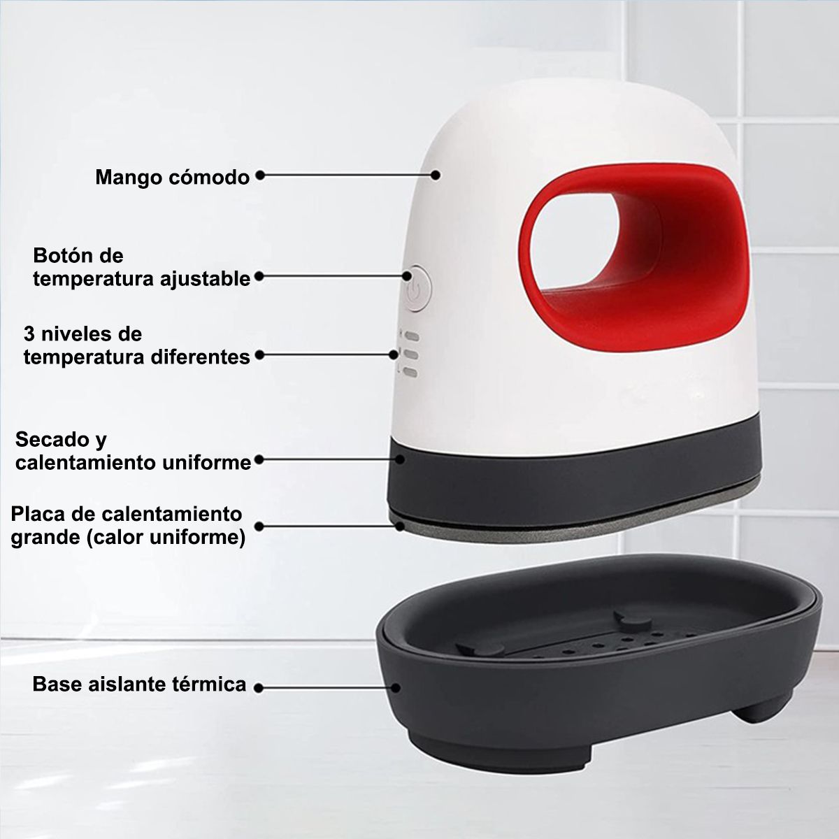 BITART - Máquina Mini Plancha Para Estampado Con Vinil