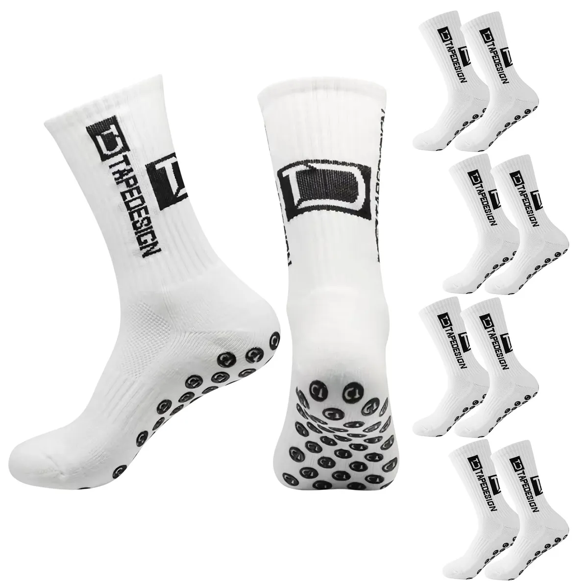 KOKILA - Calcetines antideslizantes para fútbol 5 pares