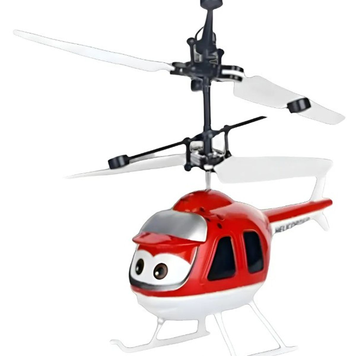 GENERICO - Helicóptero Infantil Rojo con Control Remoto Juguete Interactivo