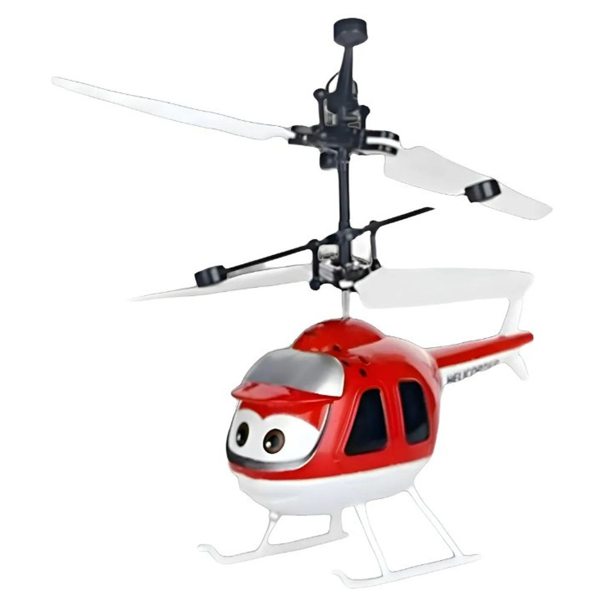 GENERICO - Helicóptero Infantil Rojo con Control Remoto Juguete Interactivo