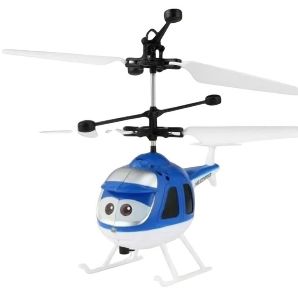 GENERICO - Helicóptero Infantil Azul sin Control Juego al Aire Libre
