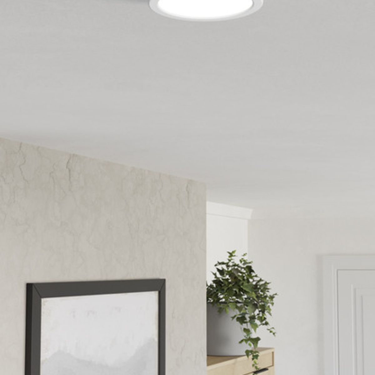 EGLO - Foco Plafon Sobrepuesto Led Regulable Calida Neutra Friaa Diam17cm 7w