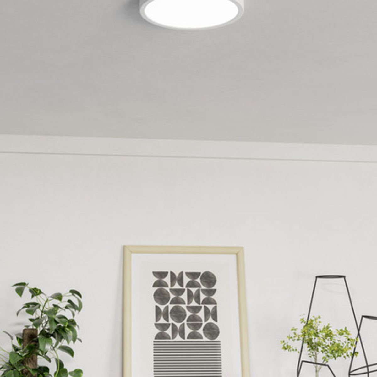 EGLO - Foco Plafon Sobrepuesto Led Regulable Calida Neutra Fria Diam 28cm 14w