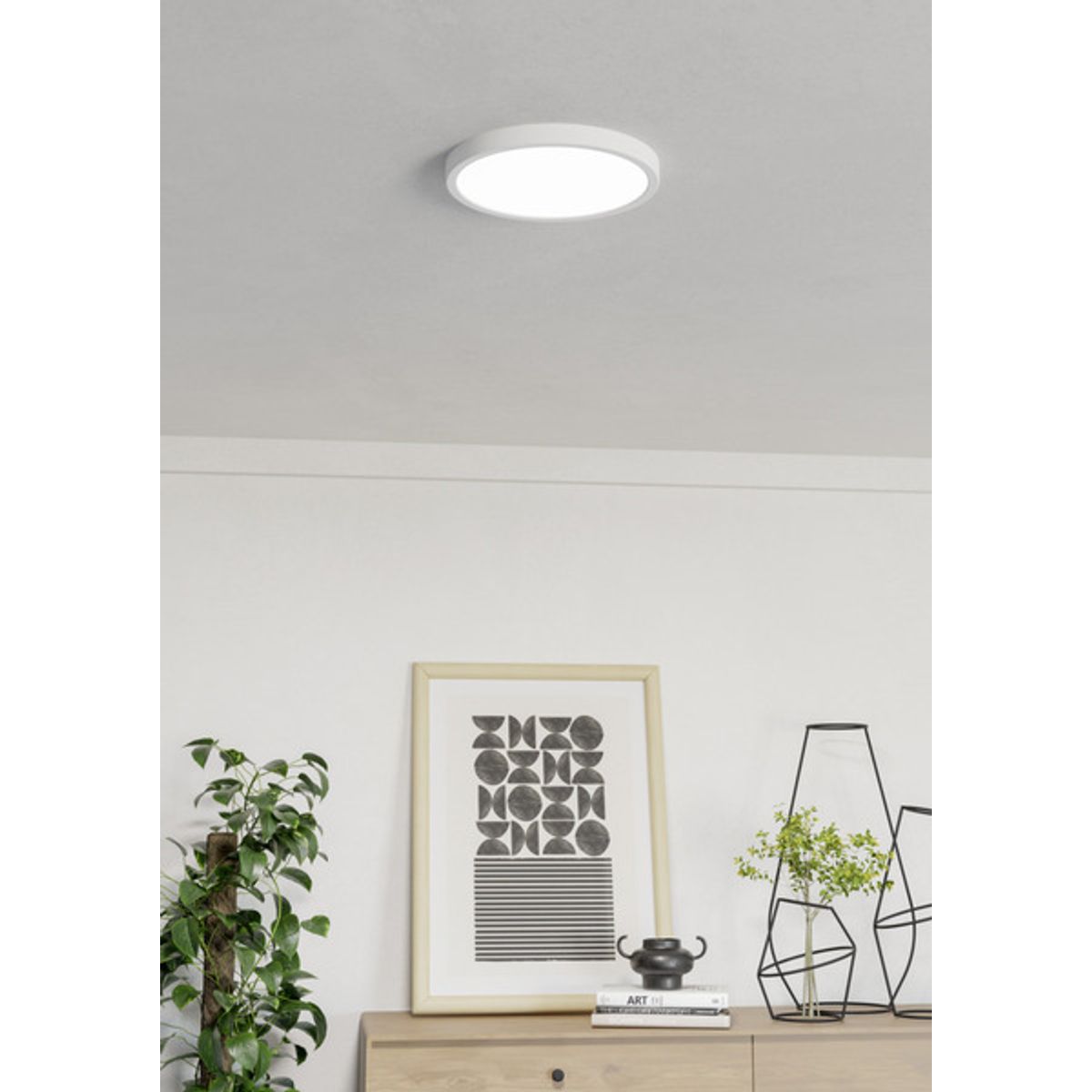 EGLO - Foco Plafon Sobrepuesto Led Regulable Calida Neutra Fria Diam 28cm 14w