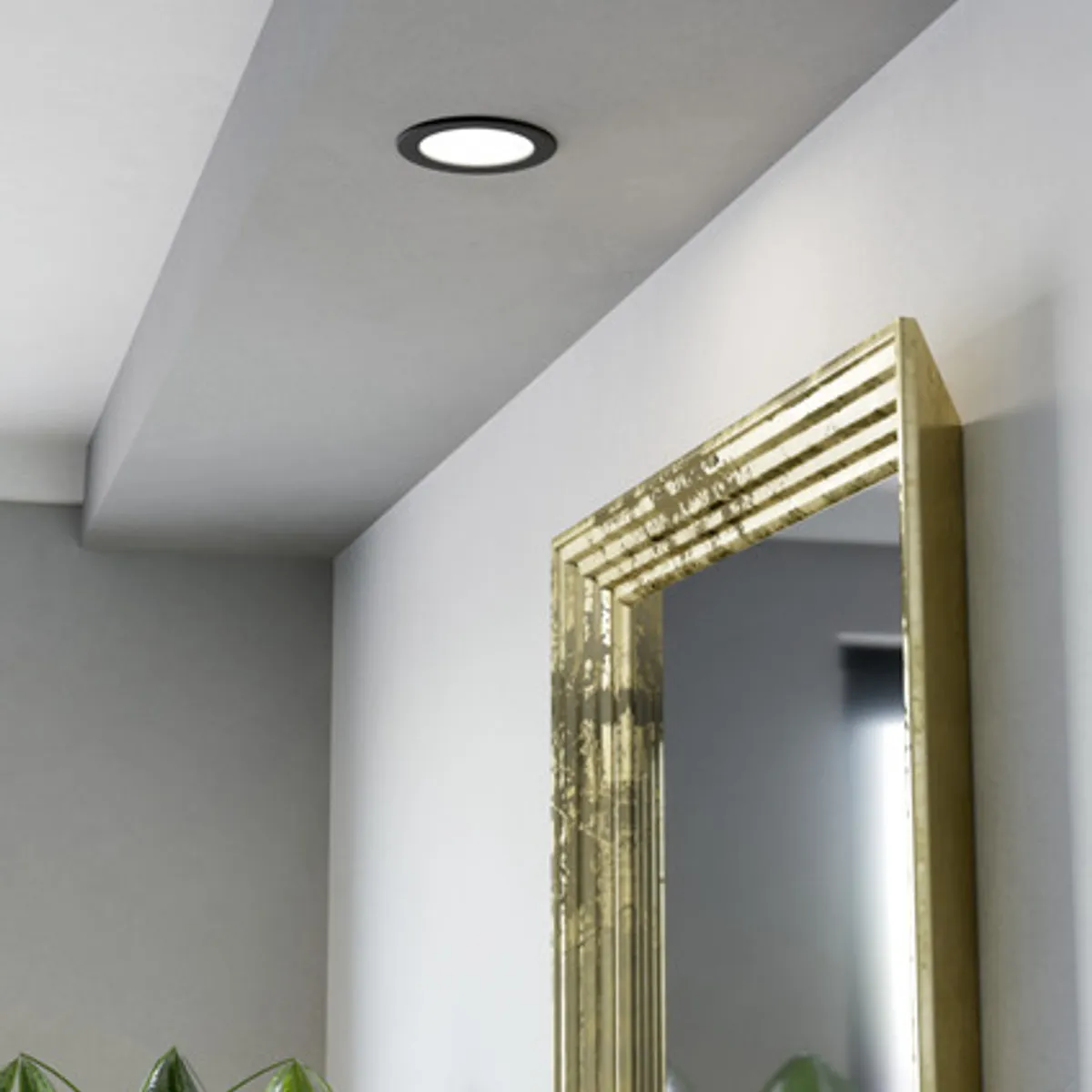 EGLO - Foco Plafon Led Embutido Regulable Calida Neutra Fria 12cm 6w