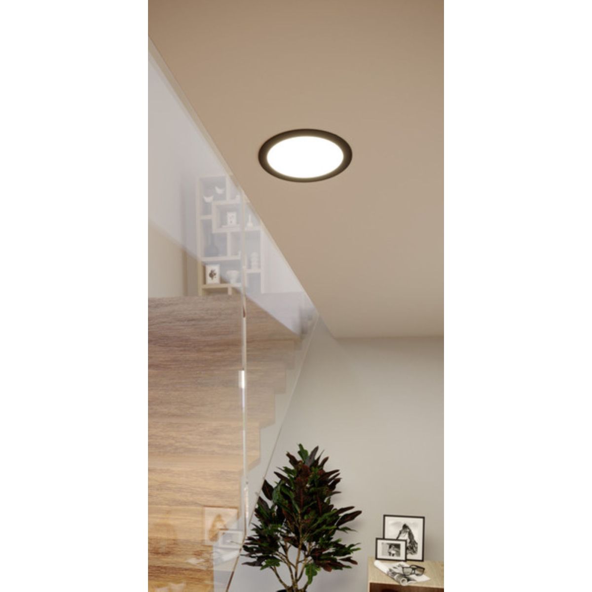EGLO - Foco Plafon Led Embutido Regulable Calida Neutra Fria 17cm 11w