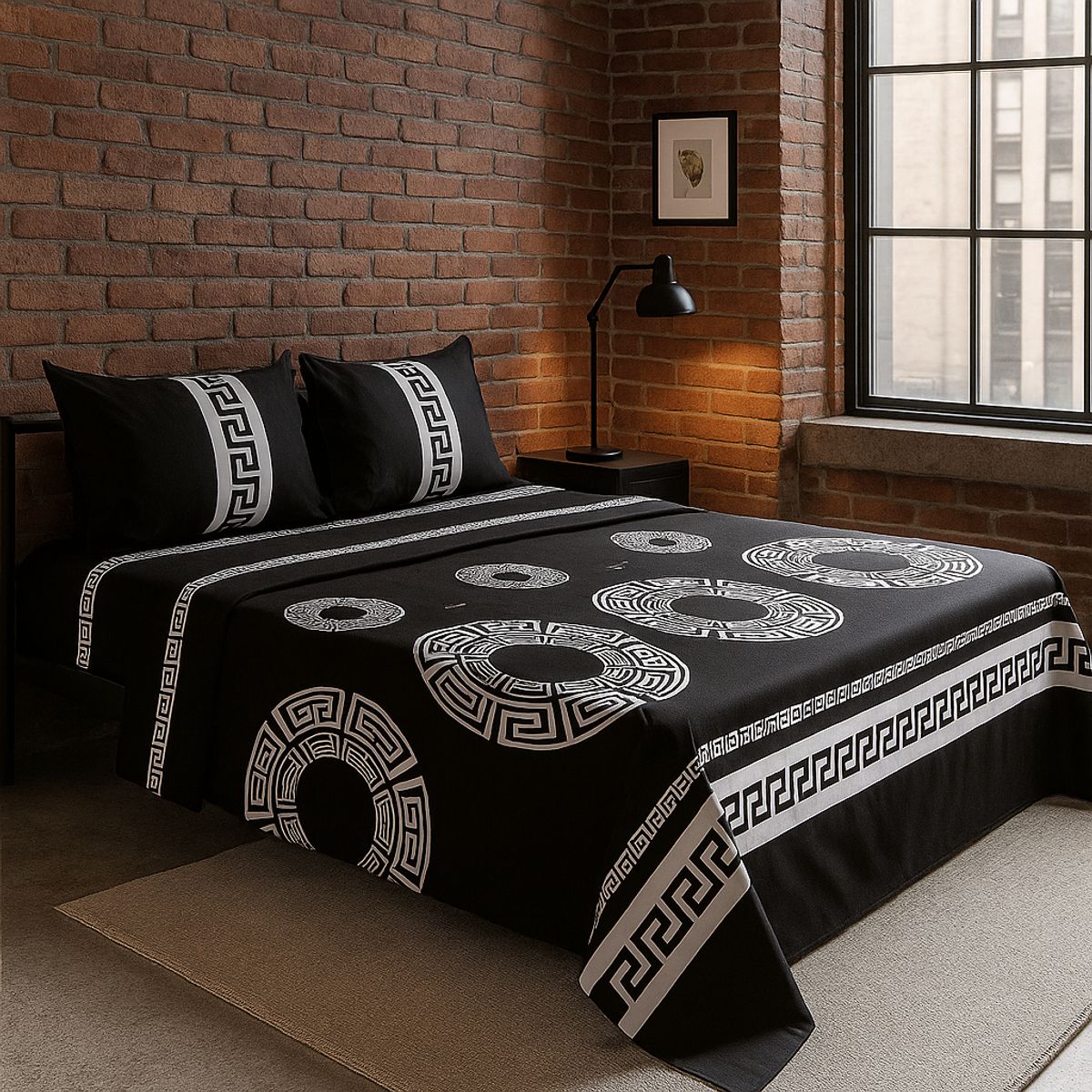 ARMONIA - Juego sábanas tipo 776 clásicas Super King 144 hilos