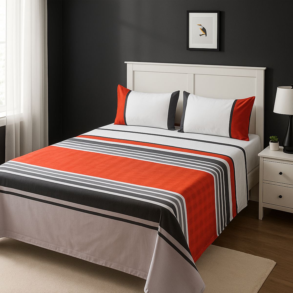 ARMONIA - Sábanas clásicas modelo 766 Super King 144 hilos