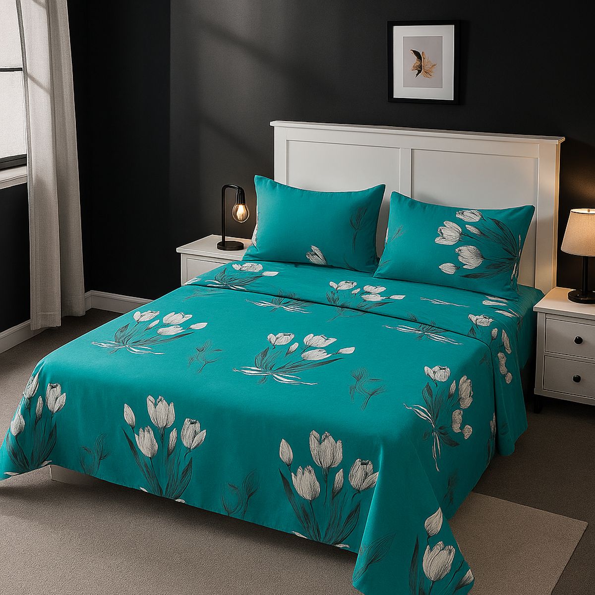 ARMONIA - Sábanas Super King modelo 762 clásicas 144 hilos