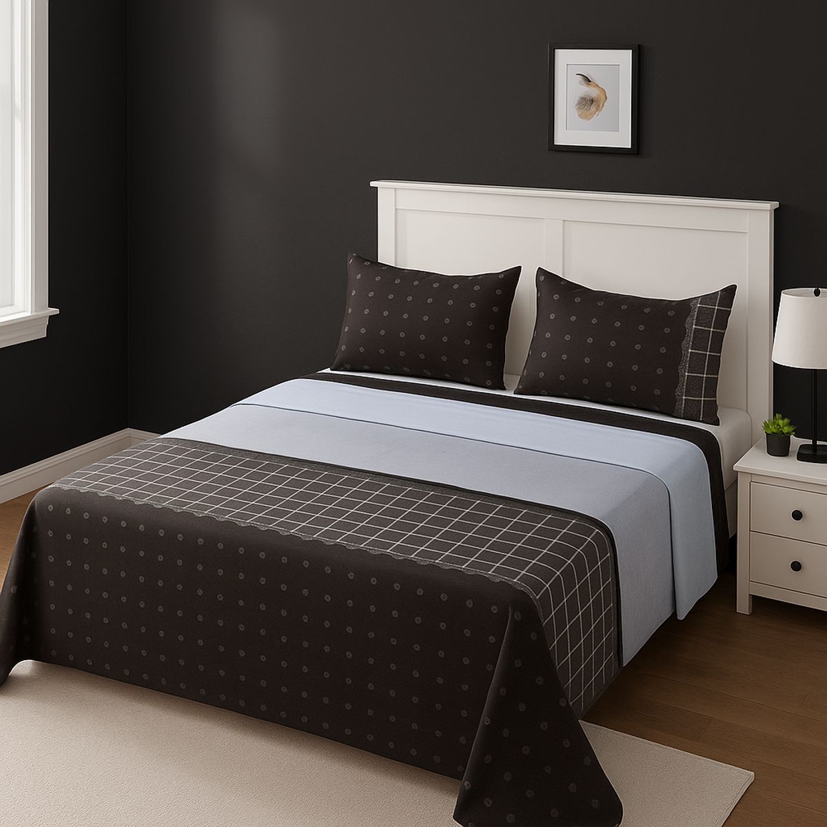 ARMONIA - Sábanas Super King modelo 762 clásicas 144 hilos