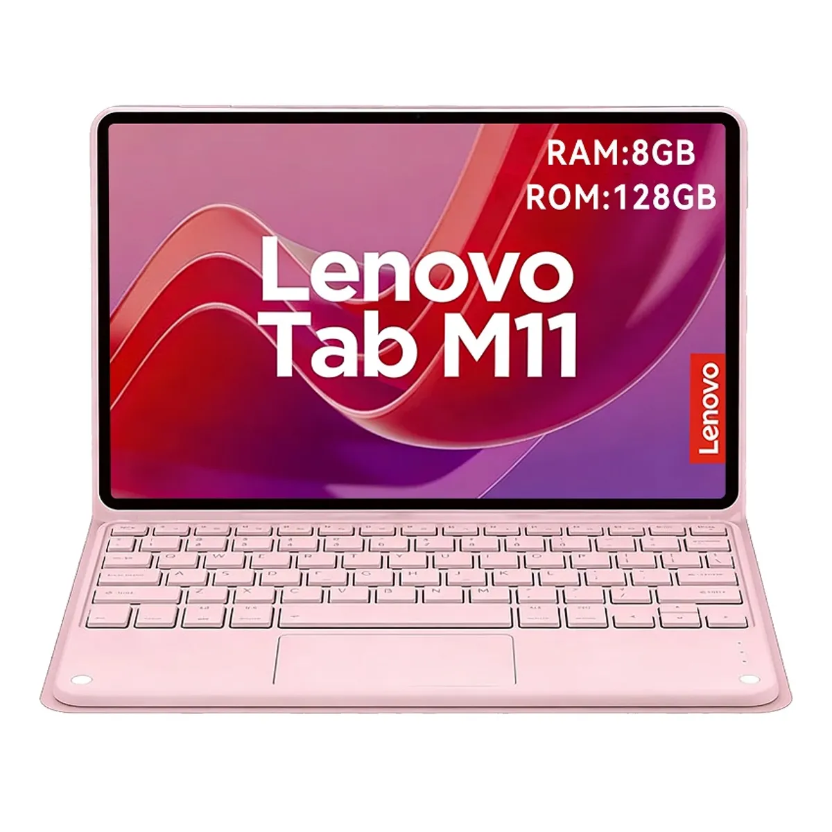 LENOVO - Tablet Lenovo M11 K10 8GB+128GB WiFi 11+Teclado Rosa