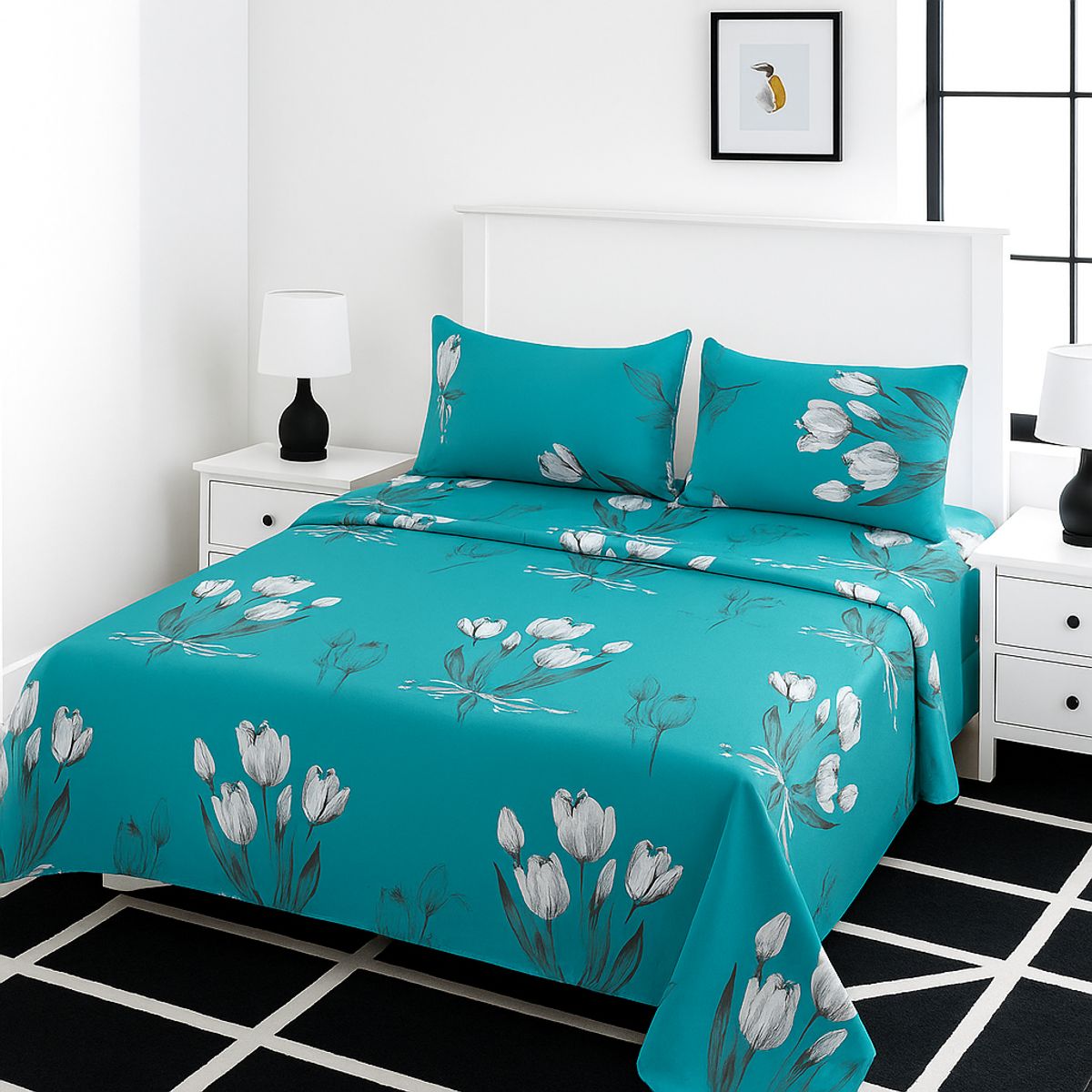 ARMONIA - modelo 762 sábanas clásicas 144 hilos Super King