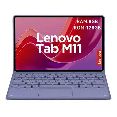 Lenovo Tablet M11 K10 8Gb+128Gb Wifi 11+Teclado Púrpura