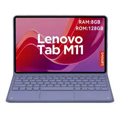LENOVO - Tablet M11 K10 8GB+128GB WiFi 11+Teclado Púrpura