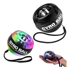 KUANGYE - 2Pcs Antebrazo Ejercitador Gyro Ball Para Ejercicios Fortalecer Manos Brazos Dedos Muñeca Músculos