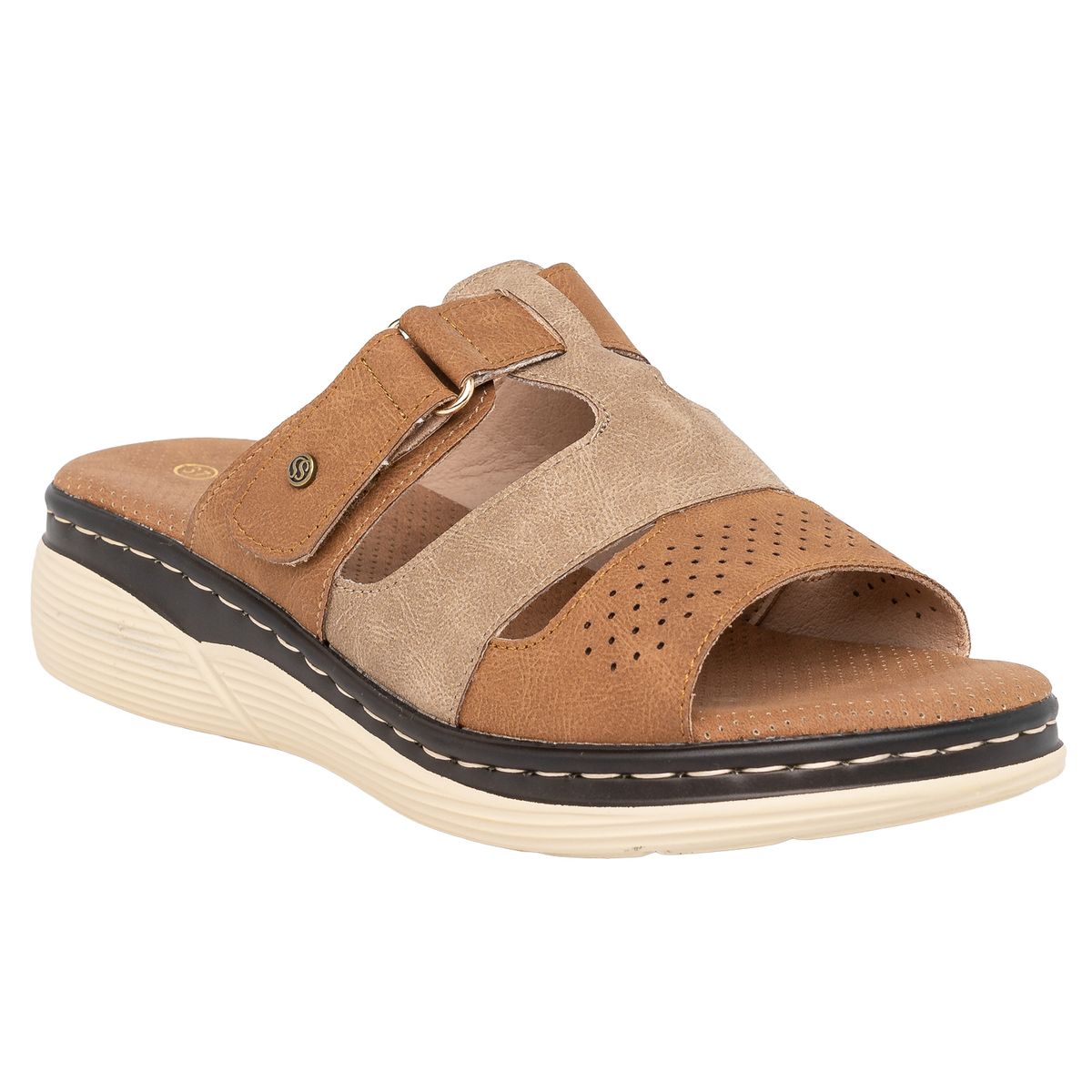 PASSER - Sandalia Mujer Caramelo Dore Passer