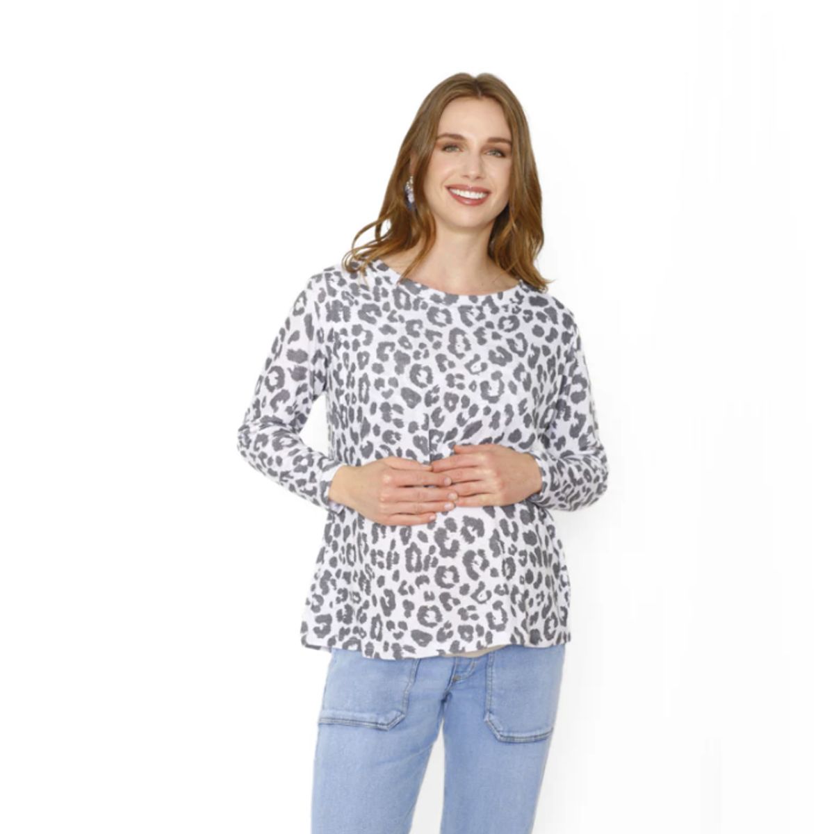 NALA - Polerón Lactancia Laura Leo Blanco Nala Maternity