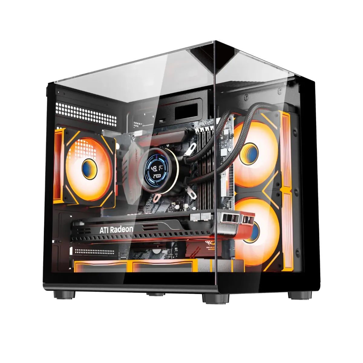 OEM - Pc Gamer Warrior Ryzen 5500, 1tb M.2, Ram 32gb, Rtx 3050 6gb