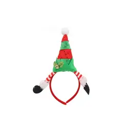 GENERICO - Cintillo diadema navideño diseño arbol 26cm