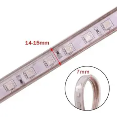 WANT - Cinta Led 220V Simple Luz Cálida 100mts Con Adaptador