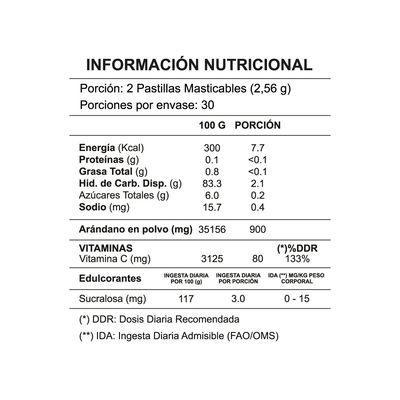 Imagen 2 del producto Cranberry Vitamina C + Colágeno Marino - Pack 3 U.
